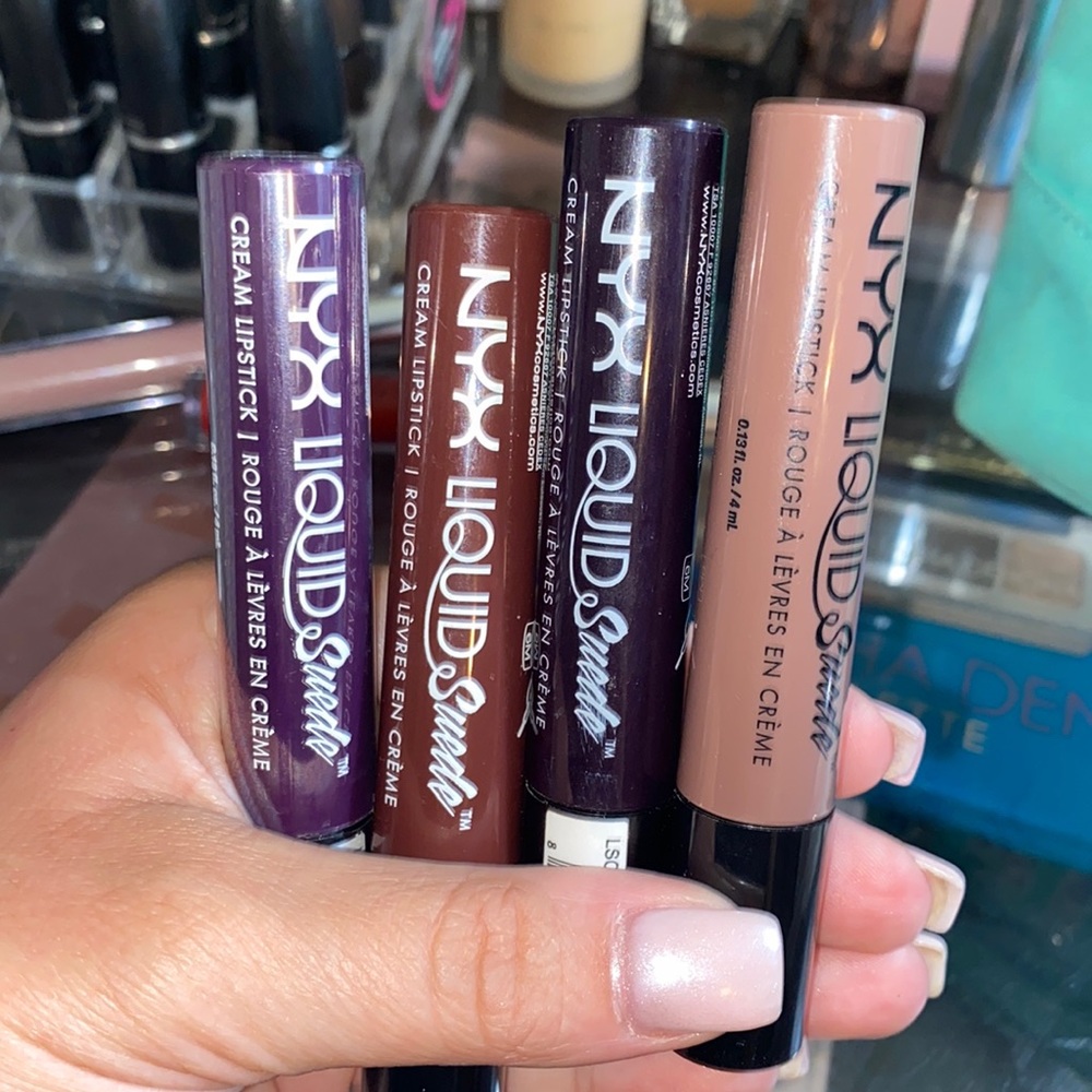 NYX liquid suede lipsticks!